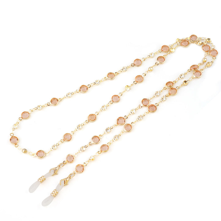 Elegant Rhinestone and Gemstone Eyewear Chain Stornfield
