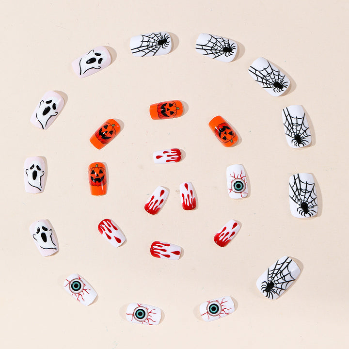 Halloween-Themed 3D Acrylic Nail Art Set Stornfield