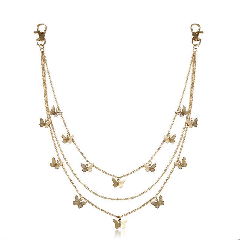 Multi-Layered Butterfly Chain Accessory Stornfield
