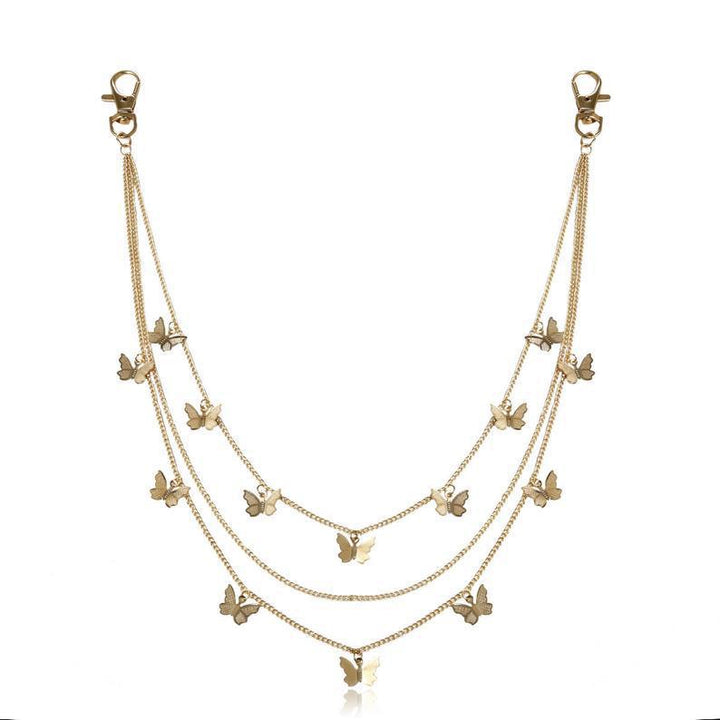 Multi-Layered Butterfly Chain Accessory Stornfield