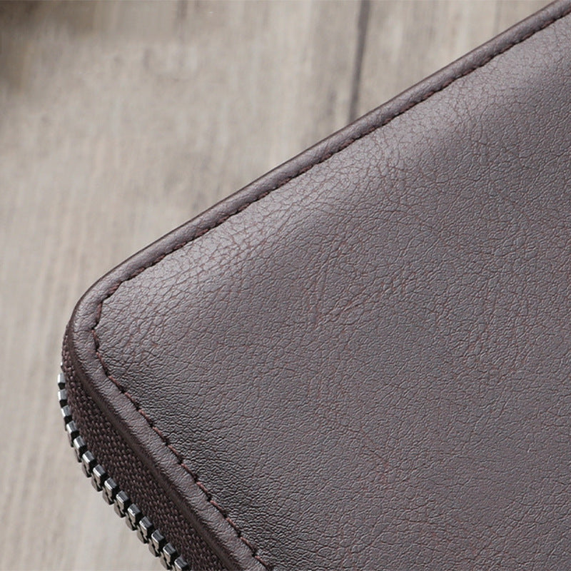 Compact Zip Leather Wallet Stornfield