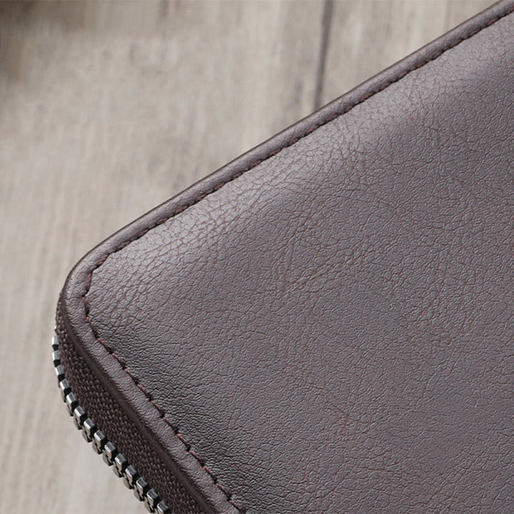 Compact Zip Leather Wallet Stornfield