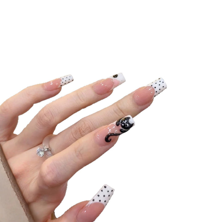 Cat-Themed Nail Art Set Stornfield