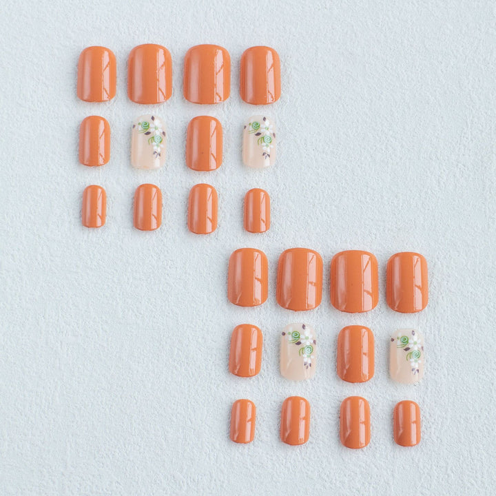 Floral Embellished Nail Art Kit