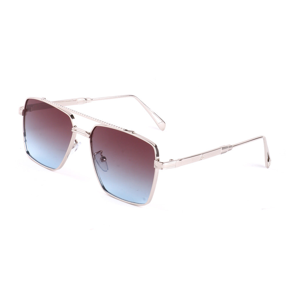 Women's oversized sunglasses with elegant metal frame Stornfield