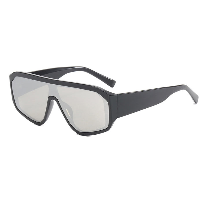 Women's oversized sunglasses in modern design with wide frame Stornfield