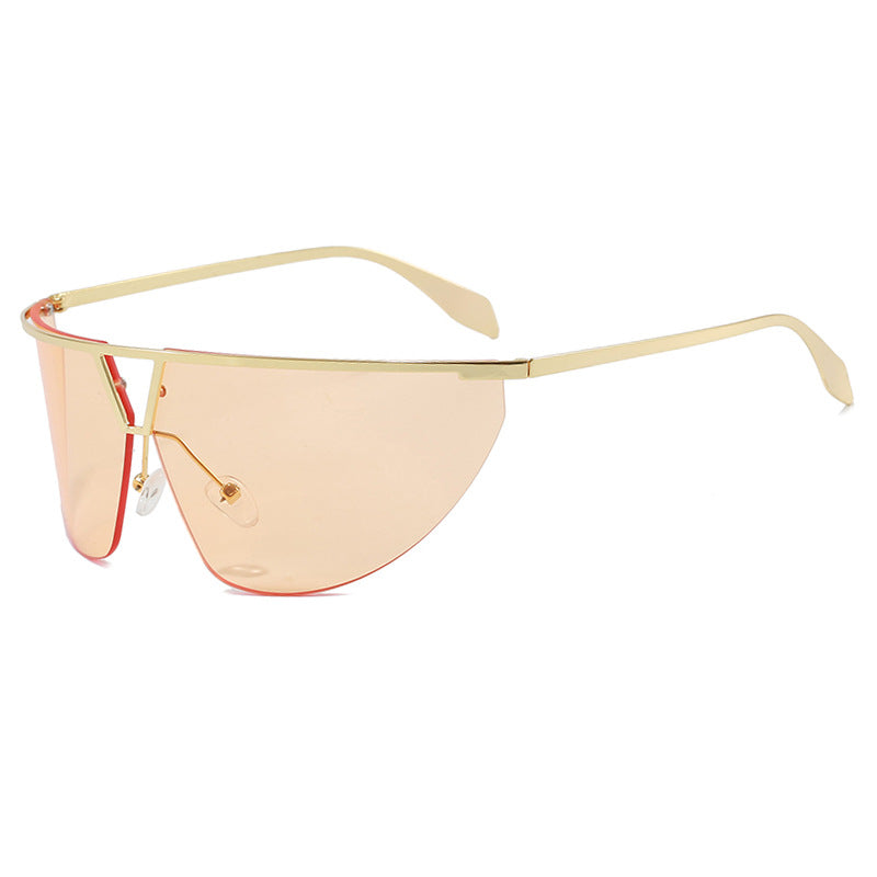 Women's futuristic sunglasses with protective metal frame Stornfield