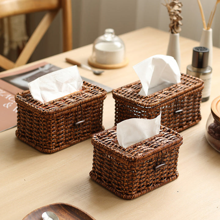 Handcrafted Wicker Storage Box Stornfield