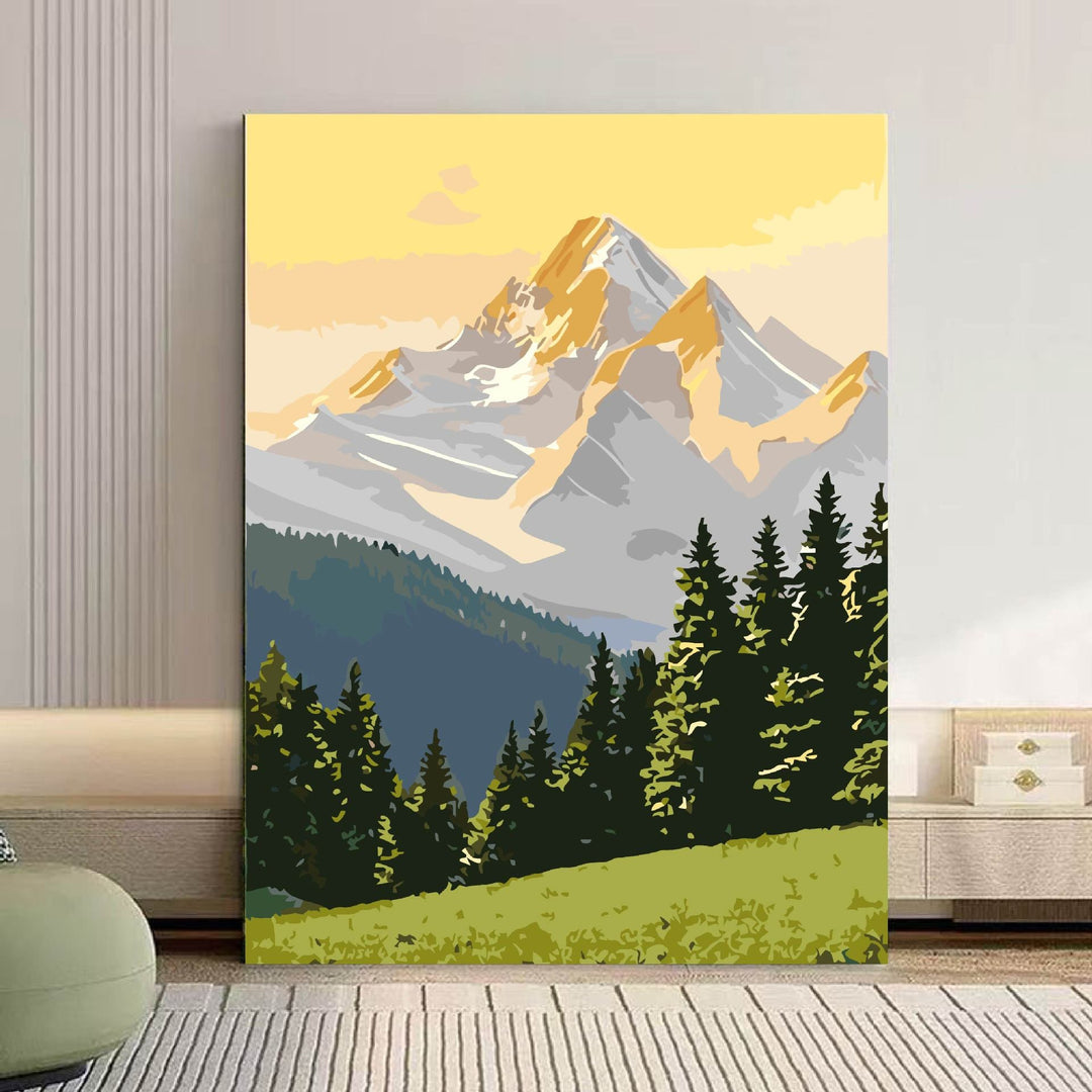 Scenic Mountain Landscape Canvas Art Stornfield 1785768018