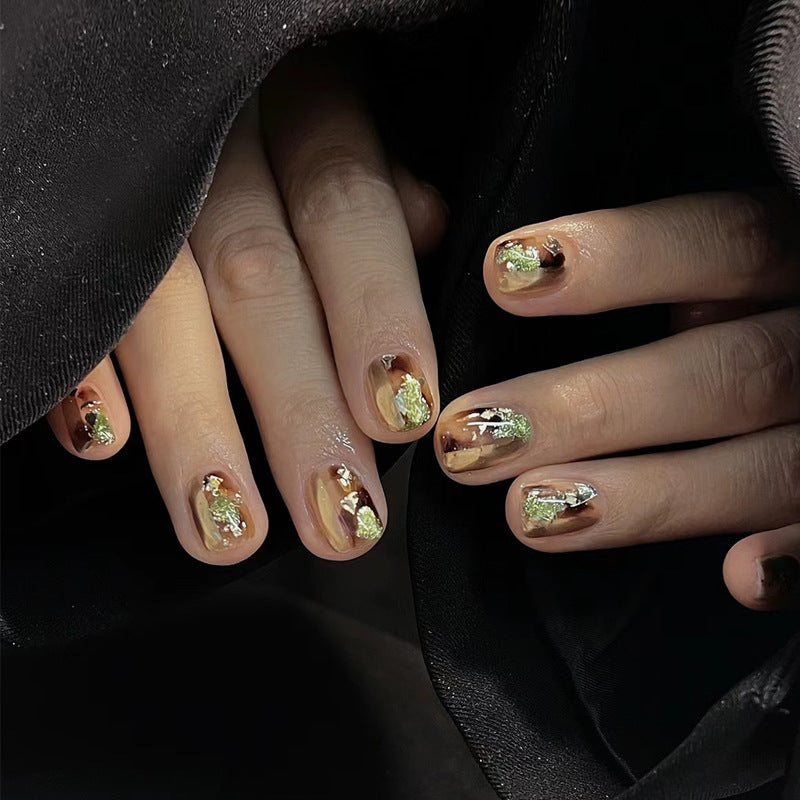 Artistic Press-On Nail Design Stornfield