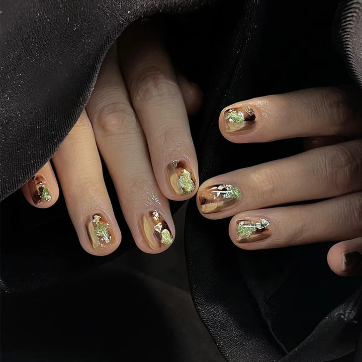 Artistic Press-On Nail Design Stornfield