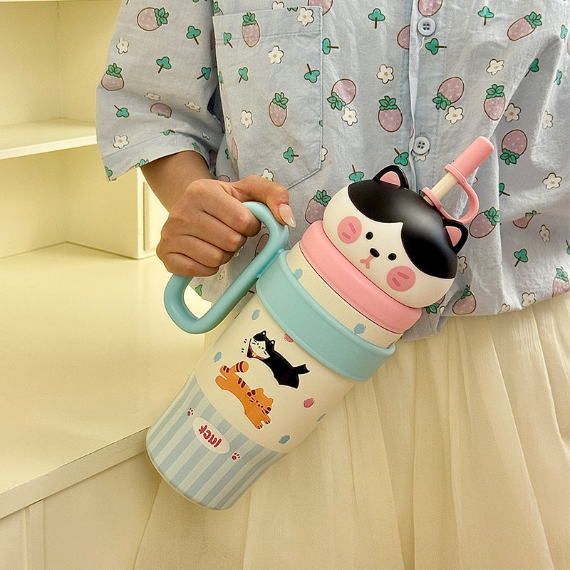 Ladies Playful Water Bottle with Animal Design Stornfield