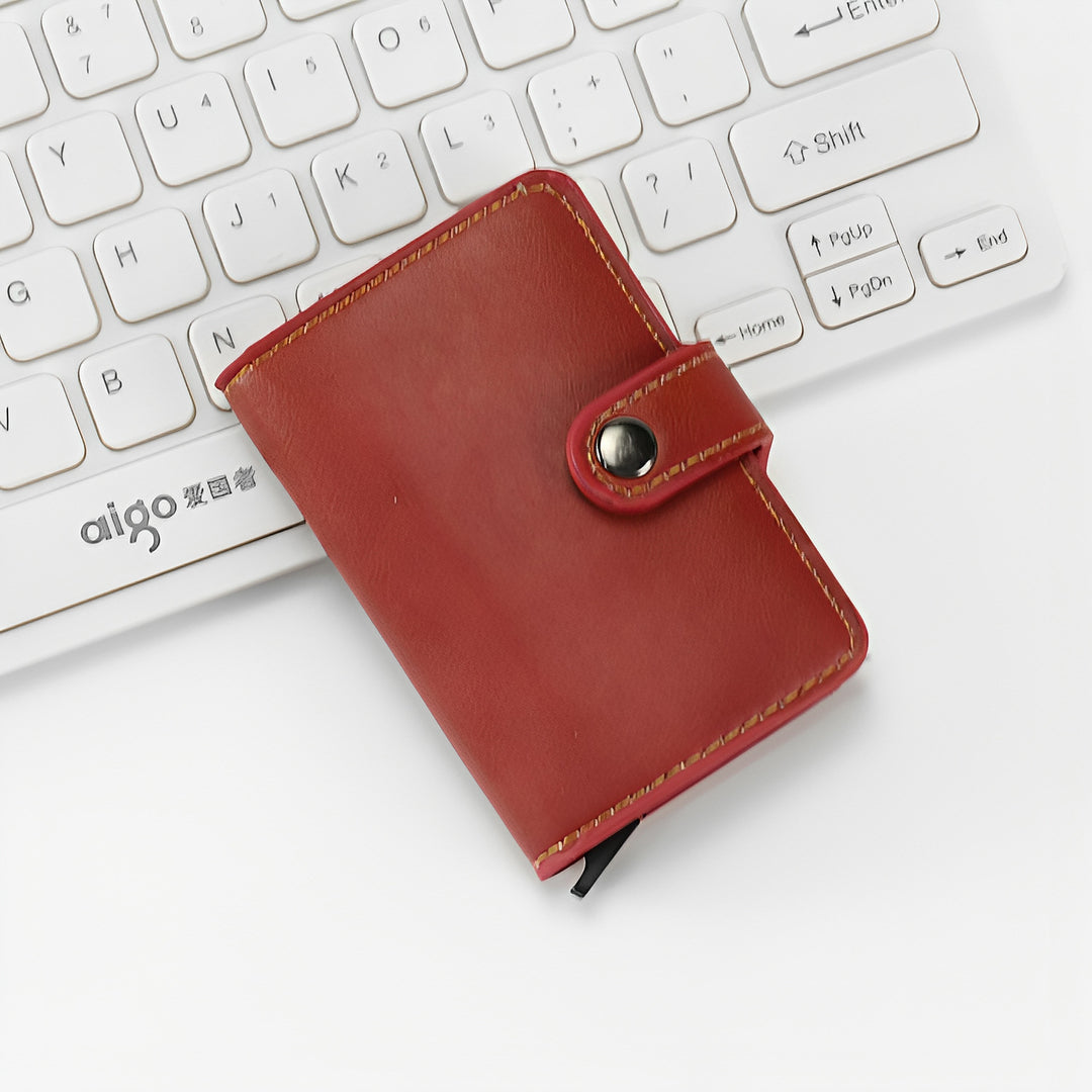 Premium Leather Credit Card Organizer