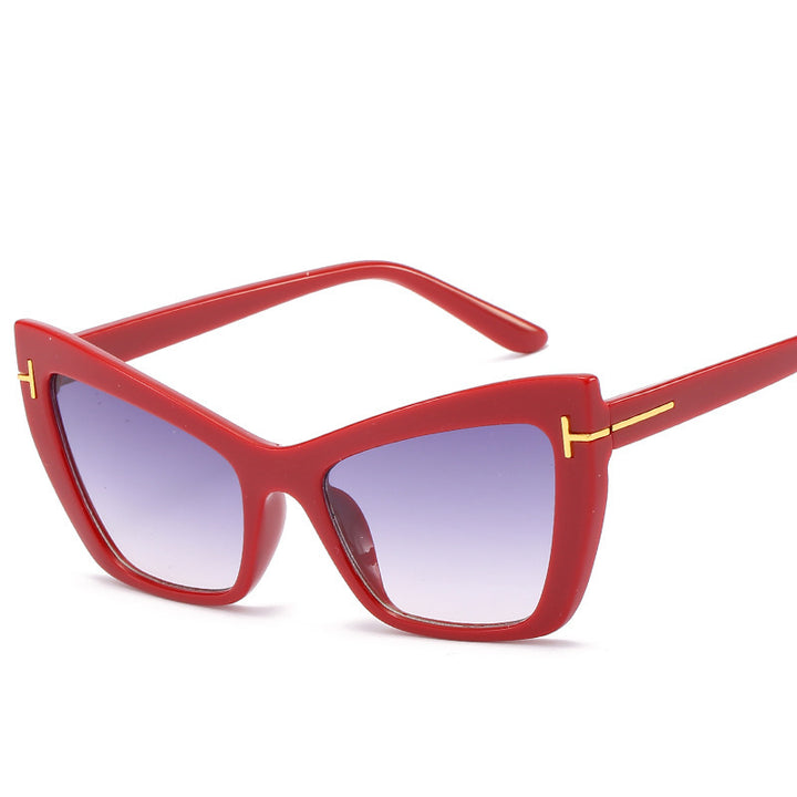 Cat-Eye Frame Sunglasses with Gradient Lenses Stornfield