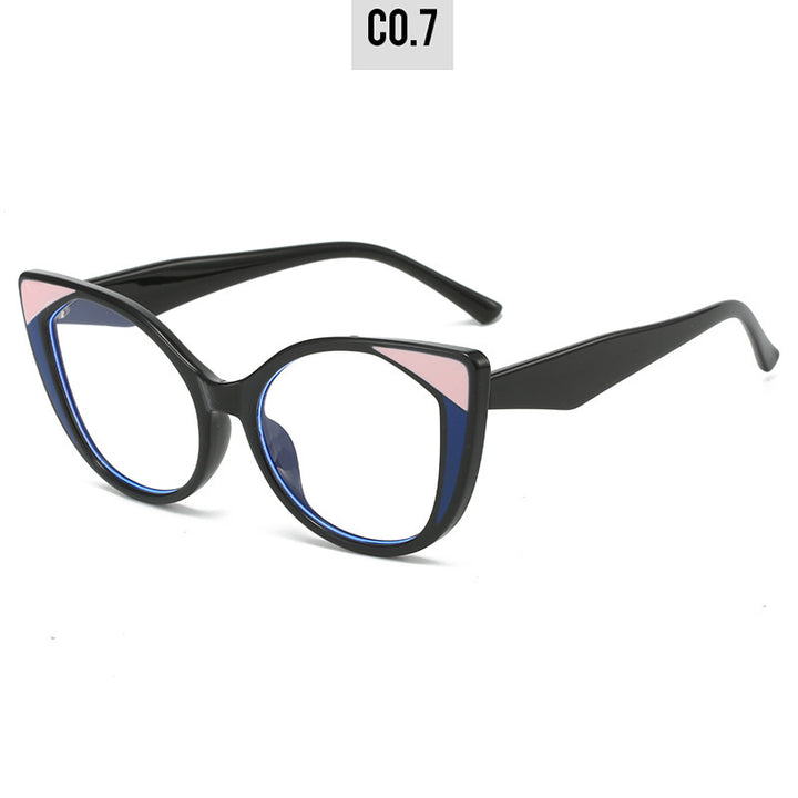 Women's Cat-Eye Glasses with Floral Design and Adjustable Nose Bridge Stornfield