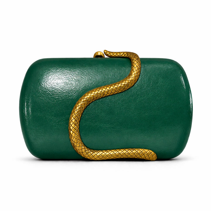 Structured Chain Handle Handbag
