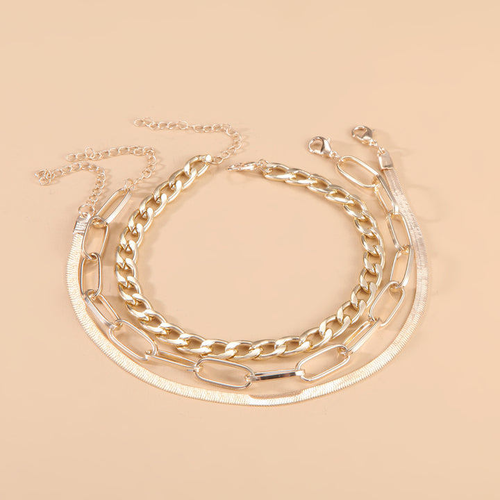 Twisted Silver Chain Bracelet Stornfield