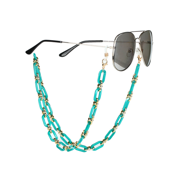 Fashionable sunglasses with chain pendant Stornfield