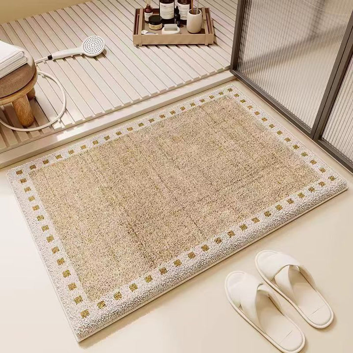 Textured Absorbent Bathroom Mat Stornfield