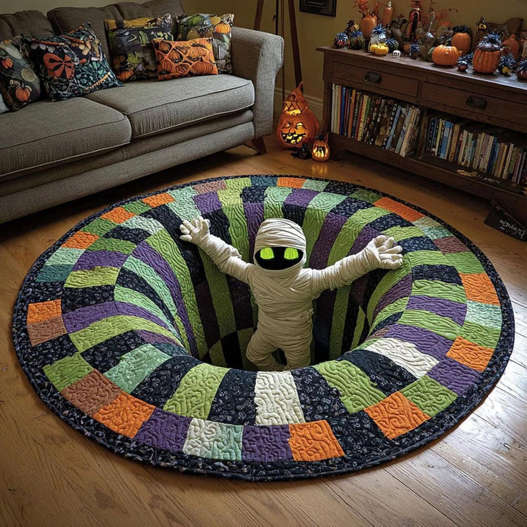 Ghost-Themed Decorative Area Rug Stornfield