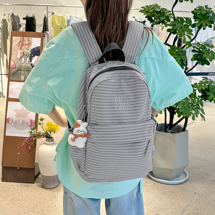Stylish Checked Design Backpack Stornfield