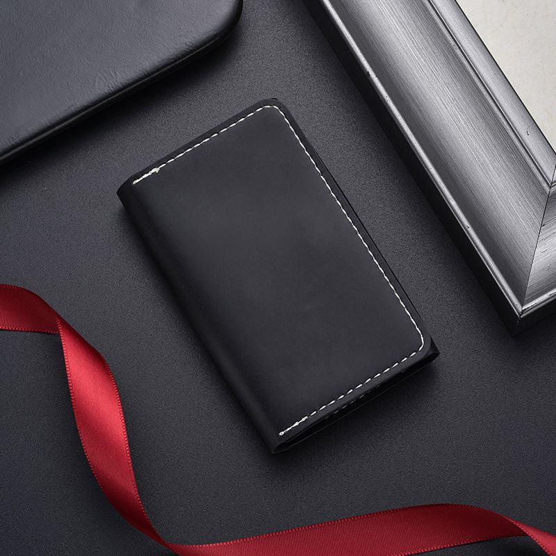 Premium Leather Minimalist Passport Holder Stornfield