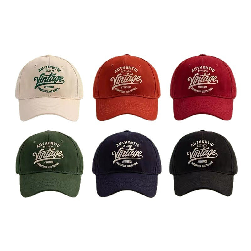 Men's Vintage-Inspired Cotton Baseball Cap Stornfield