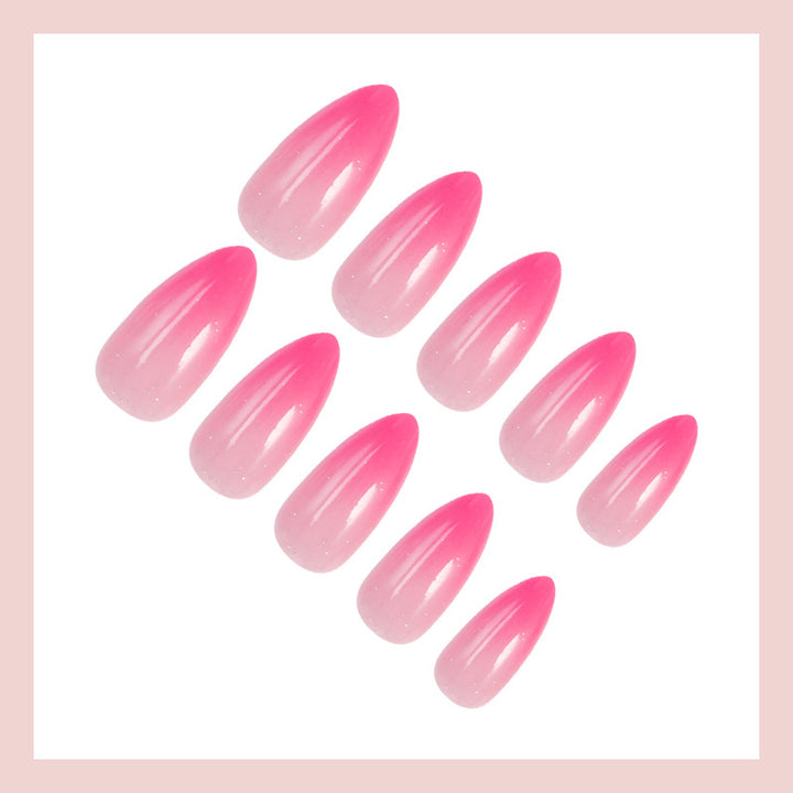 Artificial nails with elegant ombre design Stornfield