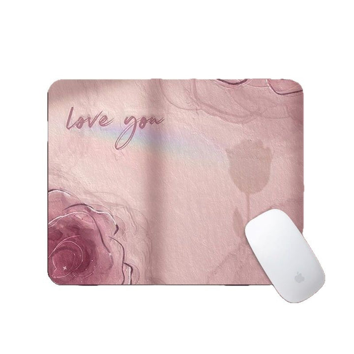 Personalized Floral Mouse Pad