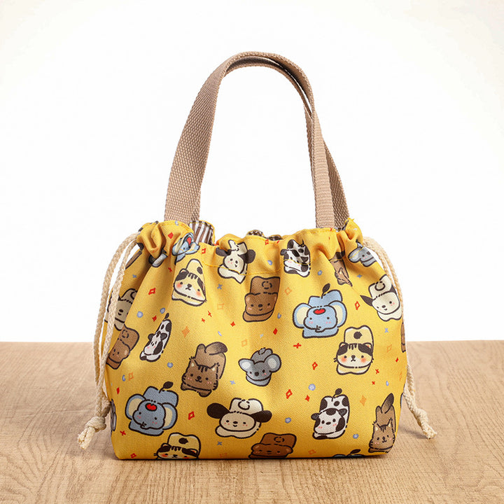 Drawstring Cat-Themed Storage Bag Stornfield