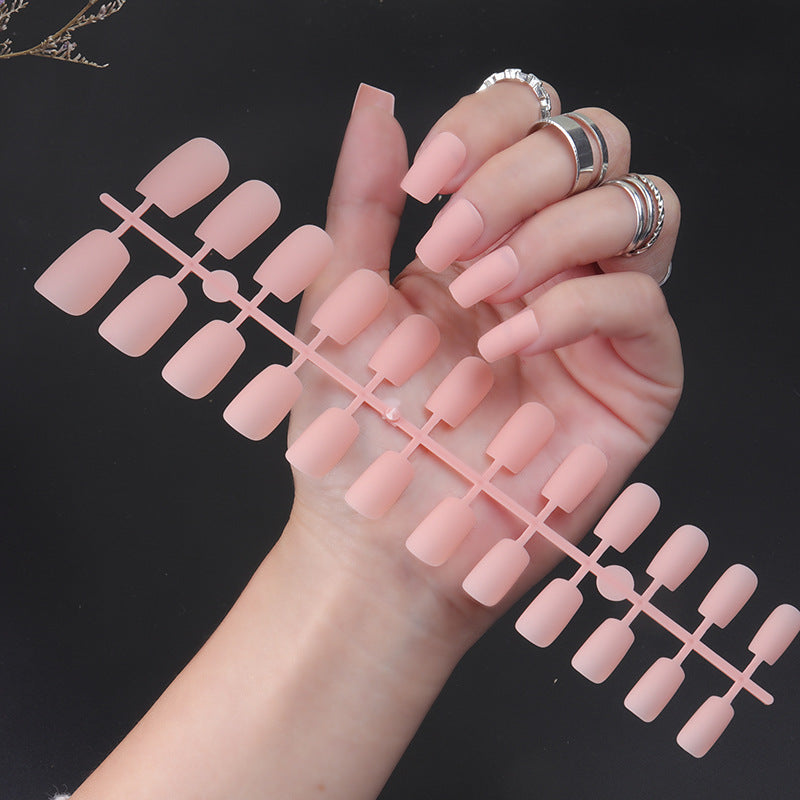 Matte Finish Press-On Nail Set Stornfield