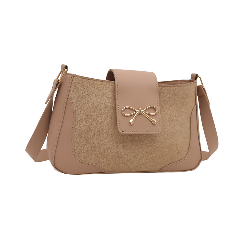Stylish Faux Suede Handbag Stornfield