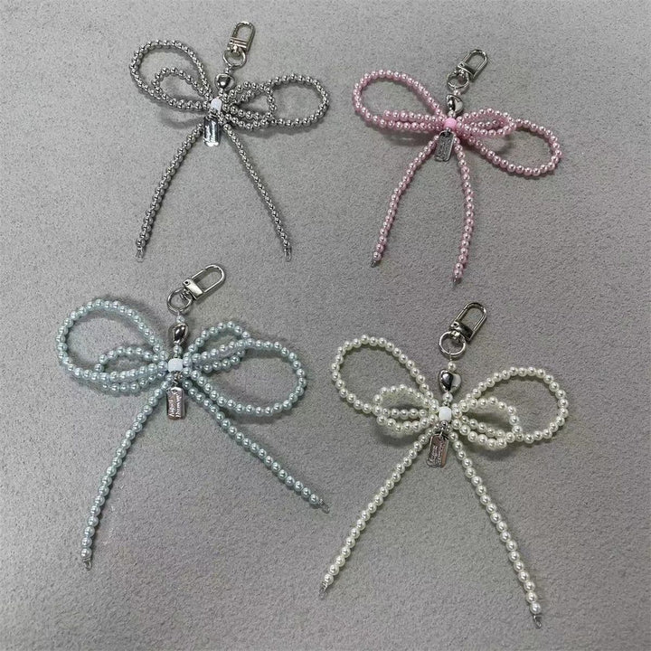 Decorative Beaded Bow Keychain Stornfield 1790135272
