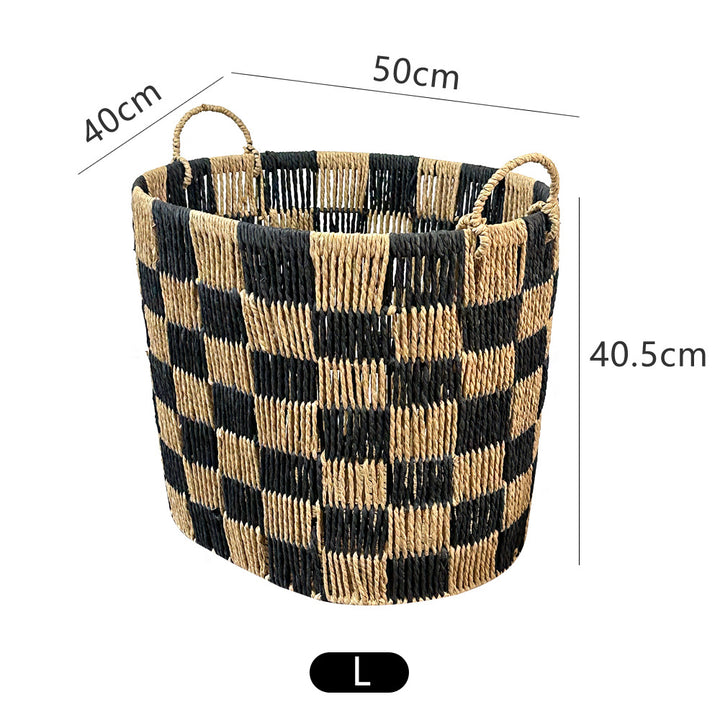 Stylish storage basket with handles Stornfield