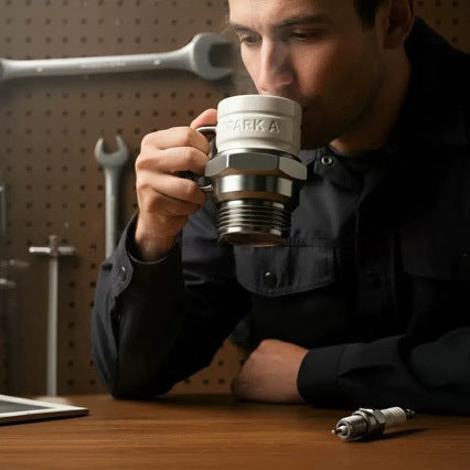 Funny coffee mug in screw thread design Stornfield