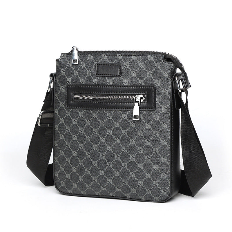 Sleek Textured Crossbody Bag