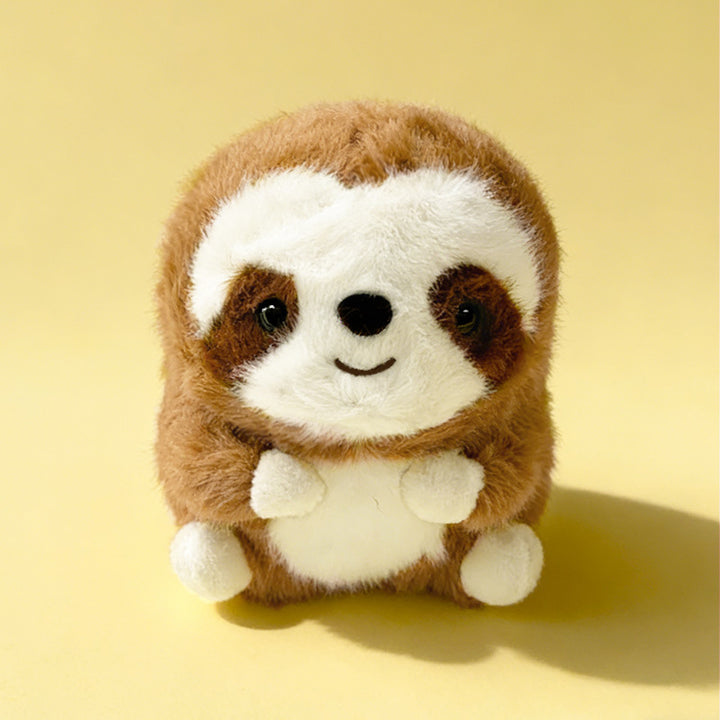 Plush Sitting Dino Cuddler with Ultra-Soft Faux Fur and Embroidered Face Stornfield