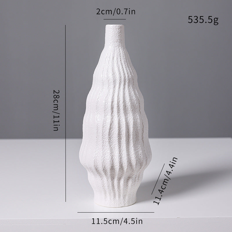 Textured Ceramic Decorative Vase