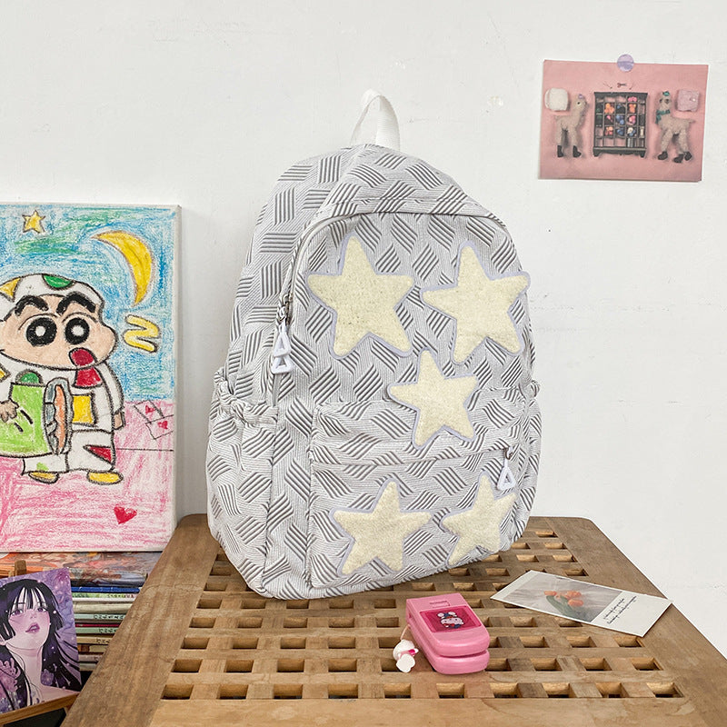 Backpack with Stylish Star Design and Comfortable Carrying System Stornfield