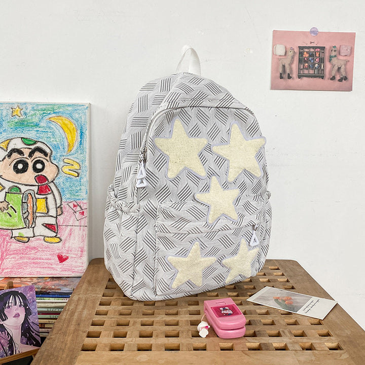 Backpack with Stylish Star Design and Comfortable Carrying System Stornfield