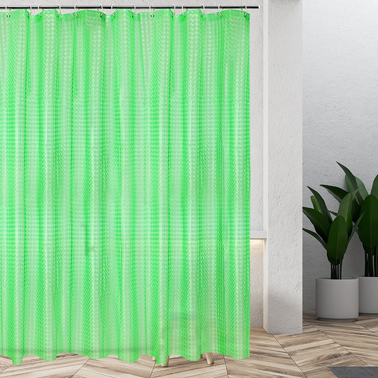 Textured Water-Repellent Shower Curtain Stornfield
