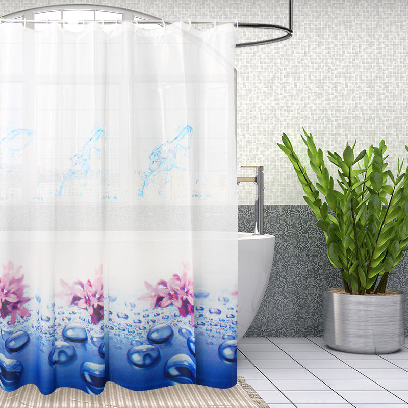 Floral Water-Resistant Shower Curtain Stornfield