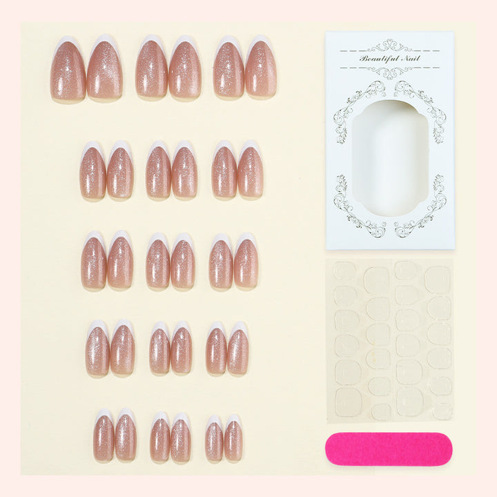 Artificial nail set with elegant glitter effect Stornfield