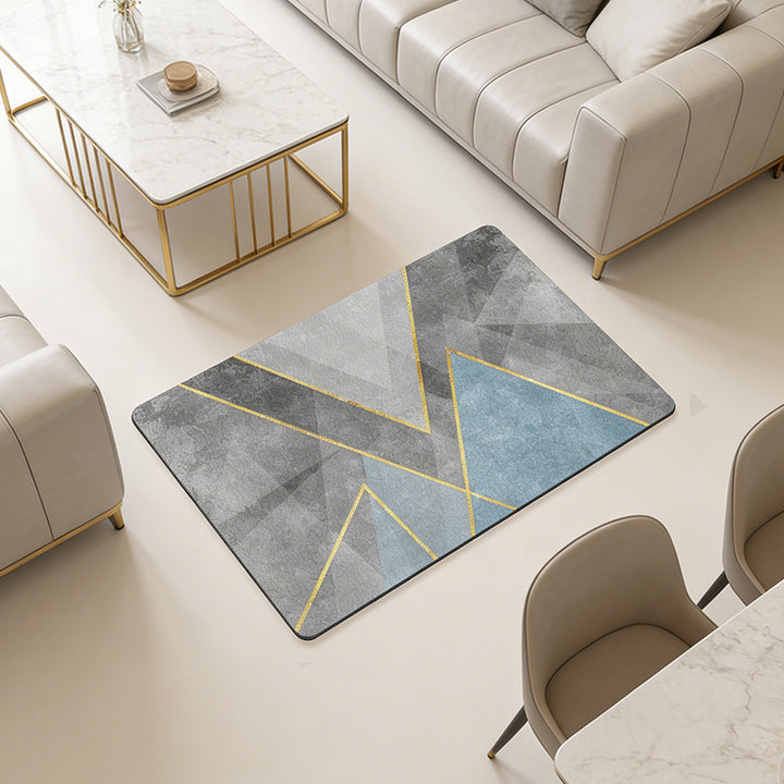 Stylish Citrus-Themed Bath Mat Stornfield