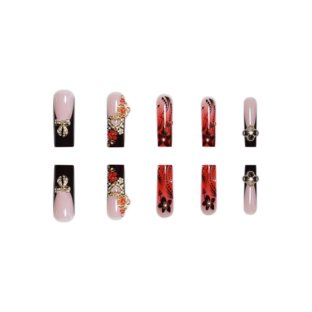 Artistic 3D Nail Art Enhancements Stornfield