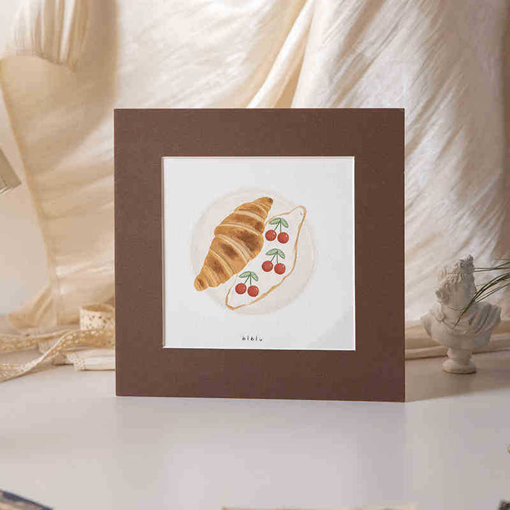 Artistic Cat Illustration Picture Frame for Home