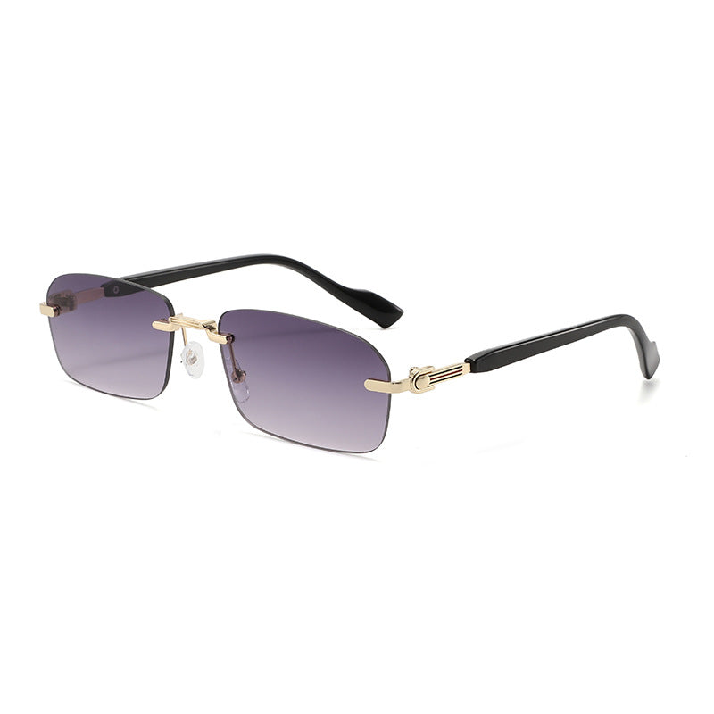 Men's Sleek Geometric Frame Sunglasses Stornfield