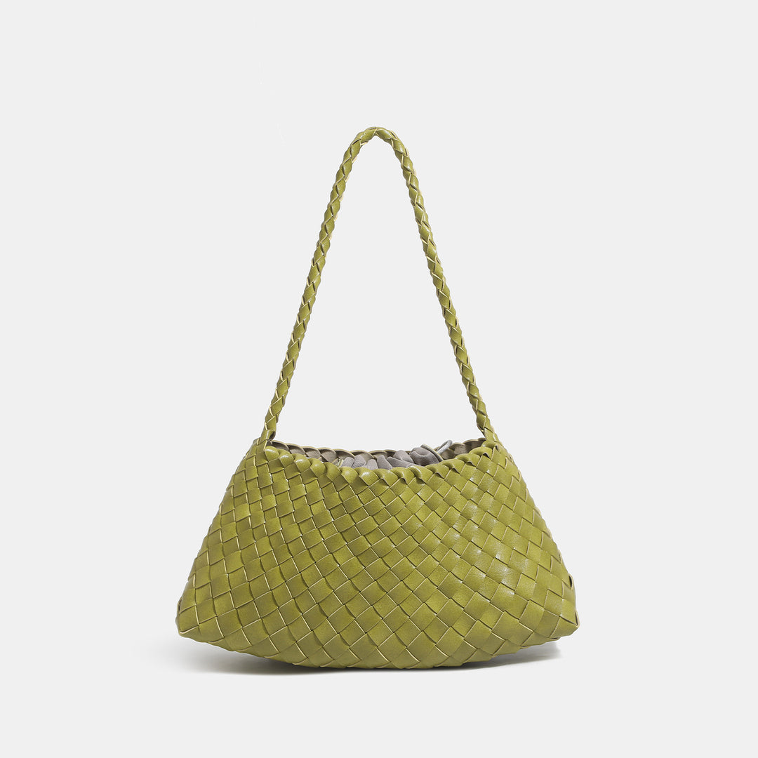 Woven Leather Handbag