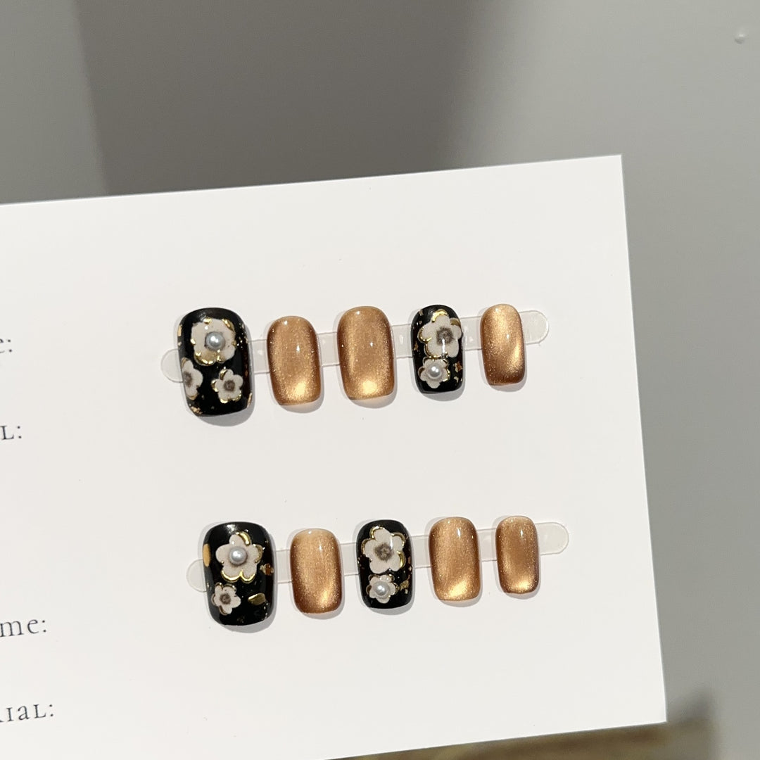 Floral Design Press-On Nails