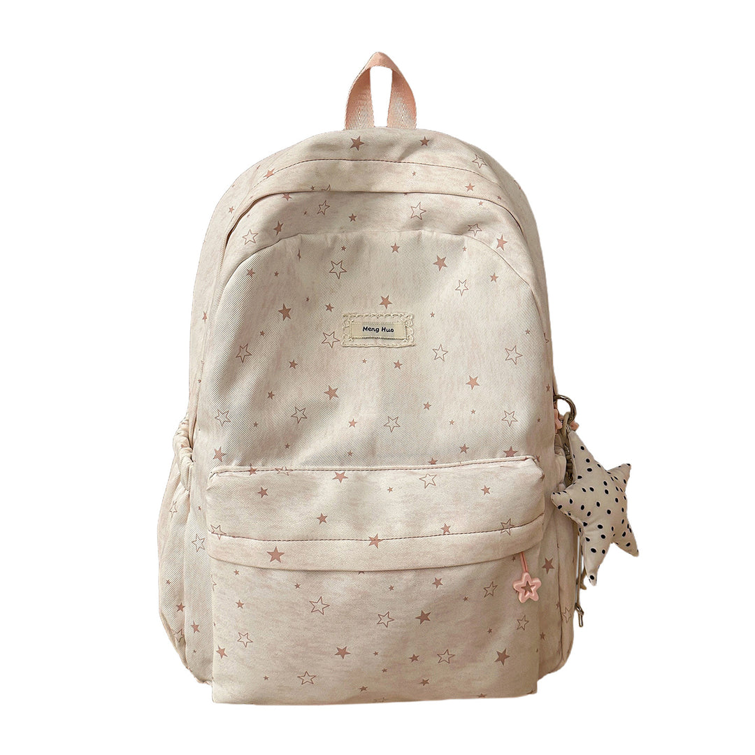 Star-Patterned Casual Backpack Stornfield